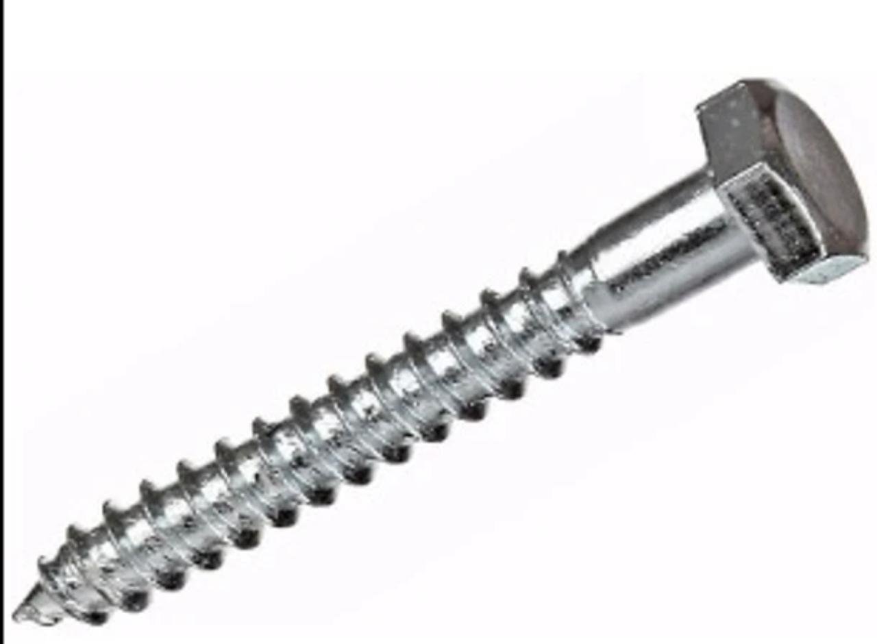 TORNILLO HEXAGONAL TIRAFONDO 1/4 X 4