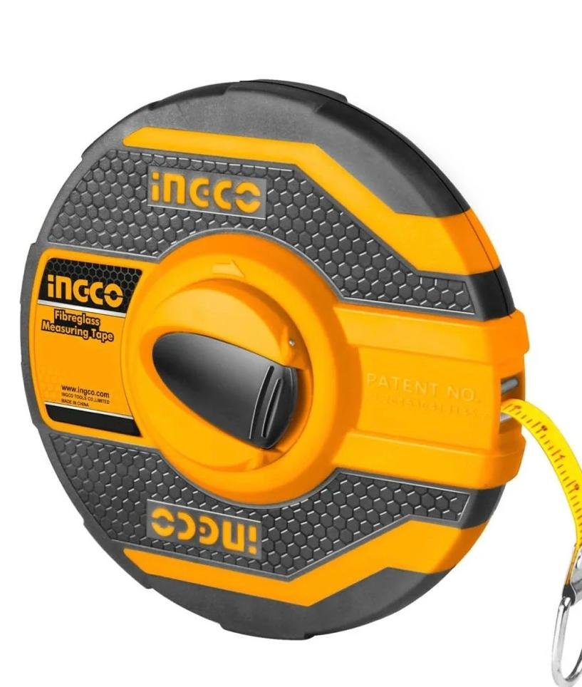 INGCO CINTA METRICA FIBRA DE VIDRIO 20MTS X 15MM HFMT1820