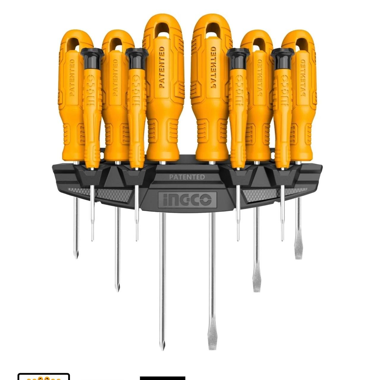 INGCO SET DESTORNILLADOR PRECISION 10PDS HKSD1058