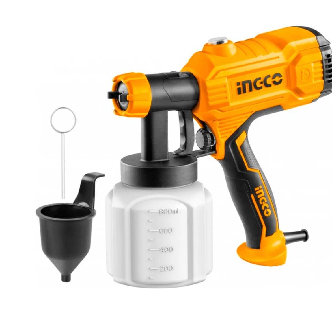 INGCO PISTOLA DE PINTAR 110V 450W 1.0- 0.2BAR 380ML/MM CAP800ML 50DINIS USPG2508