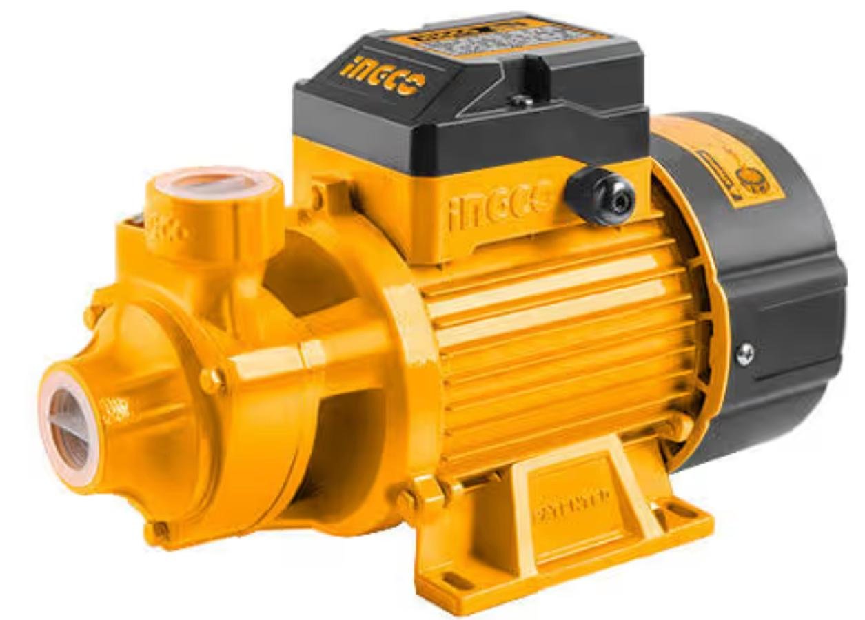 INGCO MOTOBOMBA PEROFERICA 110V 0.5HP SUCCIOB 8MTS 1X1MAX FLUJO 35L/MIN UVPM3708C