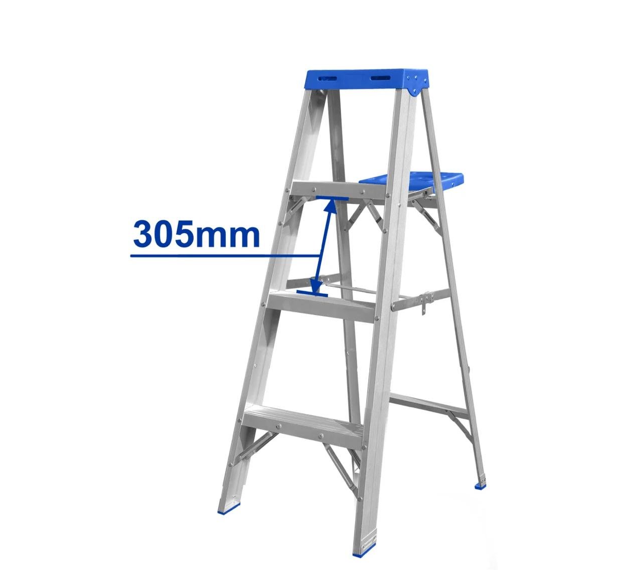 WADFOW ESCALERA ALUM T/TIJERA C/BANDEJA 3P 1 CAO 150K WLDH04